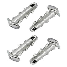 Plastic Anchors Design Sinkers Lock Baits Fishing-1 8 oz 4Pcs