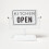 Homescapes Vintage Iron Kitchen Open and Closed Sign Stand 1