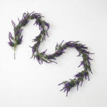 Artificial Lavender Garland, 190cm, Purple