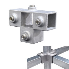 Square Tubing Adapter Aluminum Alloy Square Tube-25x25 5ways