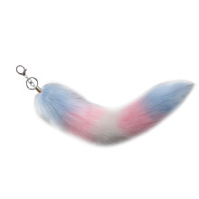 Namaakbont vossen staart sleutelhanger bont vossen-Stijl 3