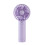 Mini ventilateur portable rechargeable, petit ventilateur-Violet 1