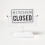 Homescapes Vintage Iron Kitchen Open and Closed Sign Stand 2