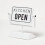 Homescapes Vintage Iron Kitchen Open and Closed Sign Stand 3