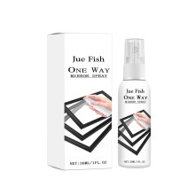 JUE FISH One-Way Mirror Spray Cleaner for Bathroom Glass and Car Rearview Mirrors – Dust, Stain, and Water Spot Remover