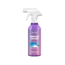 Jue-Fish Lavender Glass Cleaner for Bathroom Shower Door Water Stain Remover Car Rearview Mirror Anti-Fog Decontamination