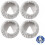 Reusable Mask Liners for Full Face Masks 4-Pack White 1
