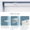 4Pcs Modern Blind Retainer Clip Mounting Bracket For 25mm 8