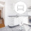 Rolling Utility Cart 2-Tier Kitchen Bath Storage 2