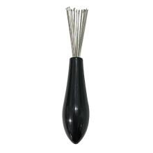 Haarbürsten-Reinigungskämme, lockiges Haar, Kamm,-Schwarz