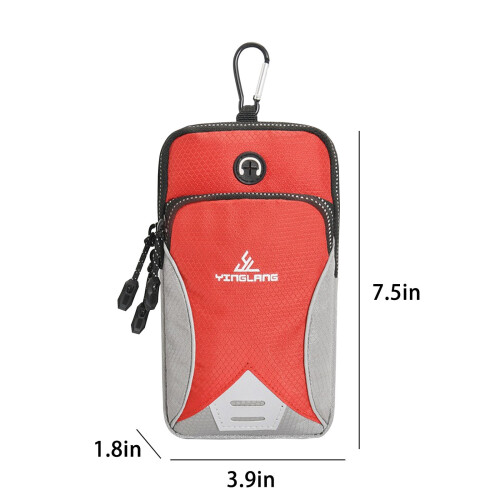 Universal Phone Armband Crossbody Bag with Adjustable Strap 2