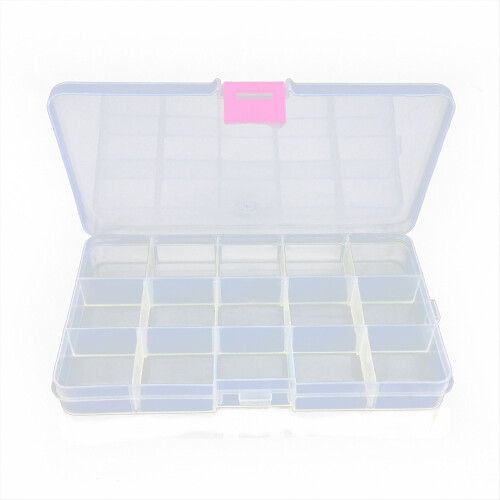 Fishing Lure Organizer Box with Adjustable Dividers 1 1