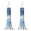 Blue Marble Stripes Windsock 40 Inch Outdoor 1