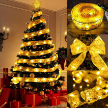 LED Christmas Ribbon Light String 300cm Indoor Outdoor USB