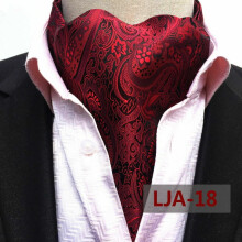 Men's Paisley Polka Dot Cravat Scarf for Wedding