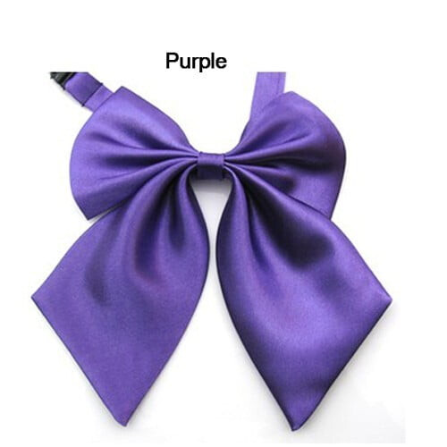 Women's Adjustable Bow Tie Satin Necktie 10 PCS