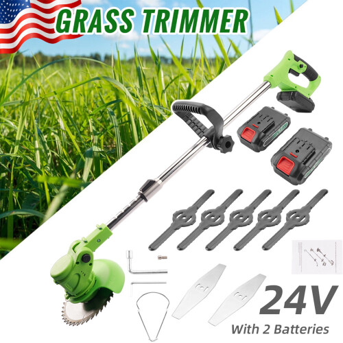 Aggxpf Cordless String Trimmer 24V Dual-Battery Adjustable