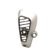 Motorcycle Exhaust Pipe Decorative Cover Decorator Exhaust Port Protective Cover for 450MT 450 MT CF450MT Silver