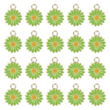 Flower Pendant Charm Keychain 20 pcs