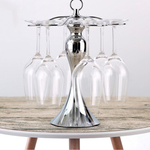 Iron Hanging Shelf Wine Glass Holder 1 Piece
