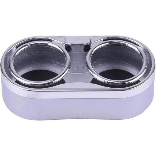 Car Double Cup Holder Expandable Red Universal Fit