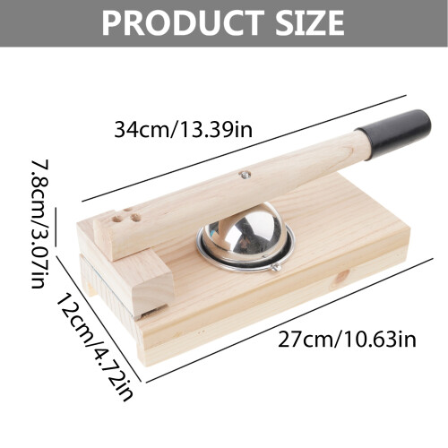 Druk op Dumpling Maker Presser Pressing Tool Deegvorm Huidmeel 1