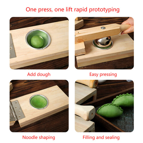 Dumpling Skin Artifact Dough Pressing Tool Wrapper Making Mold 2