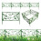 Green Plastic Garden Edging Fence 4-Pack 13.77 Inch 1