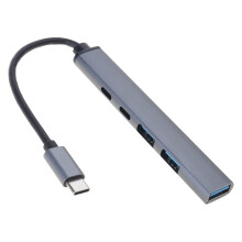 Typ-C-HUBs, 5-in-1-Adapter mit schnellem USB 3.0/2.0,