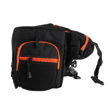 Waterproof Canvas Fishing Bag with Multiple Pockets and