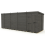 18x6 Pent Composite Shed Tanalised (Single Door, No Windows) 2