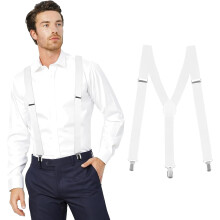 Men's Y-Back Adjustable Elastic Suspenders