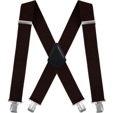 Men's X-Back Suspenders 2 Inches Wide Adjustable Heavy Duty