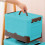 Foldable Side-Opening Storage Box Blue 1 Pack 1