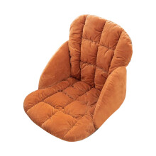 Chair Cushion Textured Soft Thickened 20x18 Inch Orange