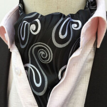Men's Jacquard Paisley Scarf Ascot Cravat