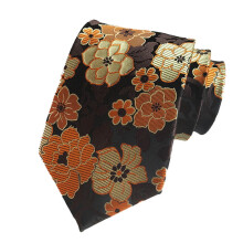 Men's Floral Jacquard Necktie 8 cm Wide