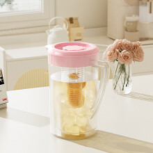 Cold Brew Pitcher BPA-Free 2L with Lid and Fruit Infuser