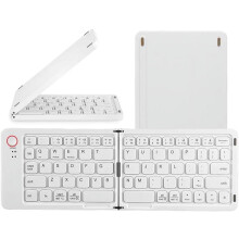 Foldable Bluetooth Keyboard with Phone Holder Ultra Slim