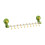 Kitchen utensil rack multifunctional rail 1 piece 4