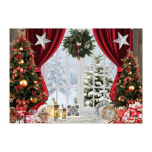 210X150Cm Christmas Background Cloth Snowflake Party Decor Holiday Children Photography Background Cloth, A