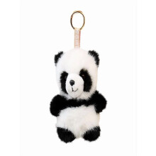 Pyaiiner fluffy animal keychain plush charm 1 piece