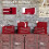 Toolbox with 3 Drawers and Storage Compartment, Red 7