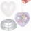 Heart Candy Dome Clear Plastic 30 pcs 5.1x4.9 inch 1