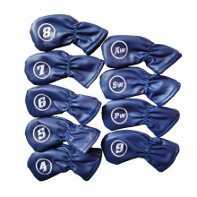Waterproof PU Golf Iron Headcover Blue