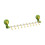 Kitchen utensil rack multifunctional rail 1 piece 2