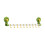 Kitchen utensil rack multifunctional rail 1 piece 3
