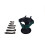 Car Cup Holder Vent Mount Rhinestone Green 1