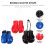 Mini Boxing Gloves Souvenir Set 3 Pairs 2