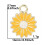 Flower Pendant Charm Keychain 20 pcs 5